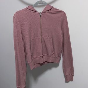 cropped hoodie